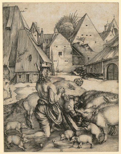 Syn marnotrawny autorstwa Albrecht Dürer