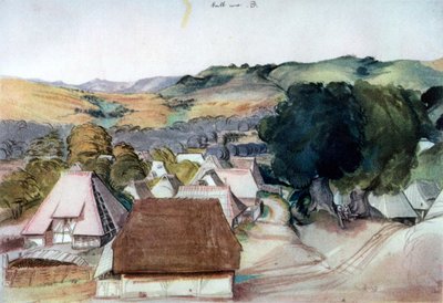 Widok na Kachreuth koło Norymbergi, 1511, 1936 autorstwa Albrecht Dürer