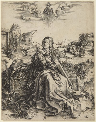 Madonna z Dzieciątkiem i ważką autorstwa Albrecht Dürer