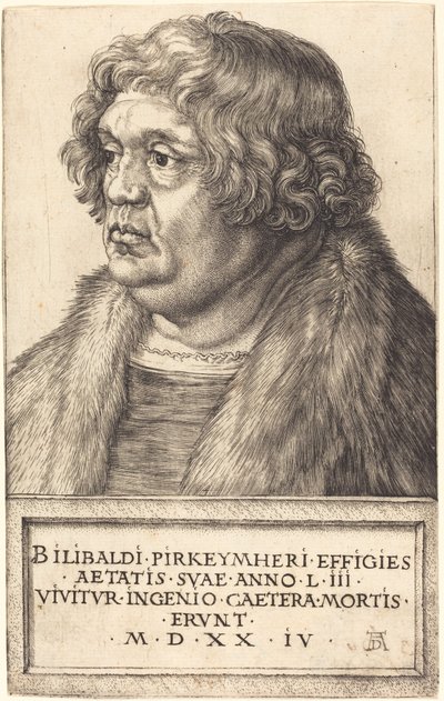 Willibald Pirckheimer autorstwa Albrecht Dürer