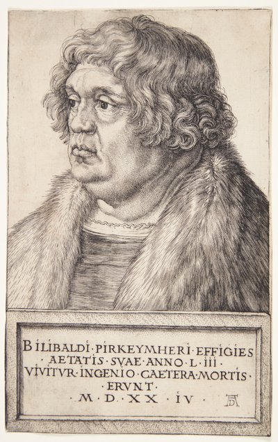 Willibald Pirckheimer autorstwa Albrecht Dürer