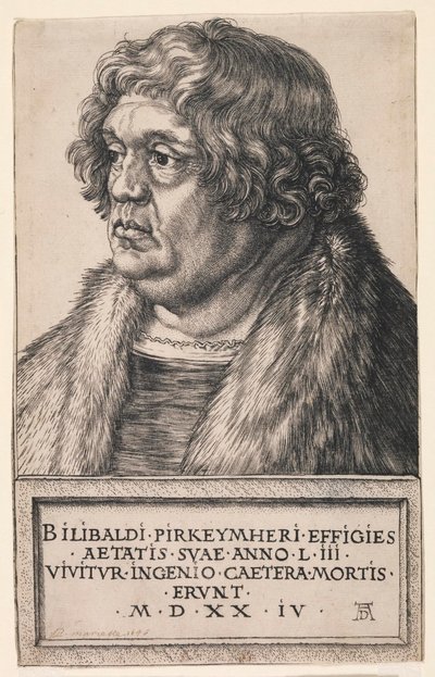Willibald Pirckheimer autorstwa Albrecht Dürer