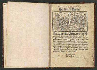 Stultifera navis (Statek głupców) autorstwa Albrecht Dürer and Various Artists, Sebastian Brant