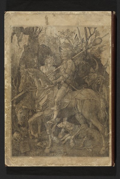 Tylna okładka Avant et après - „Rycerz, śmierć i diabeł” Dürera autorstwa Albrecht Dürer