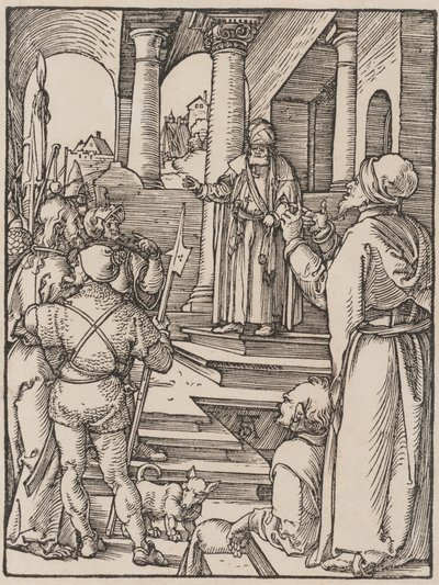 Chrystus przed Annaszem autorstwa Albrecht Dürer