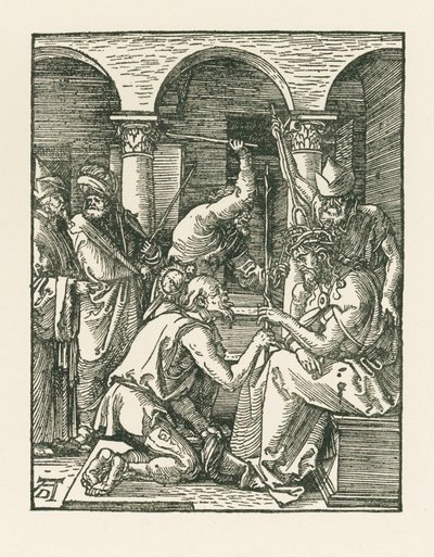 Chrystus ukoronowany cierniem, ok. 1509 r. (drzeworyt) autorstwa Albrecht Dürer or Duerer