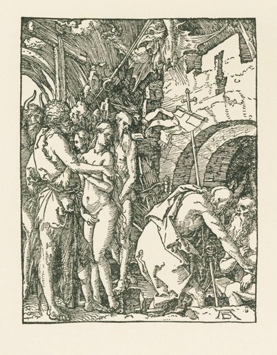 Zstąpienie Chrystusa do otchłani, ok. 1509 (drzeworyt) autorstwa Albrecht Dürer or Duerer