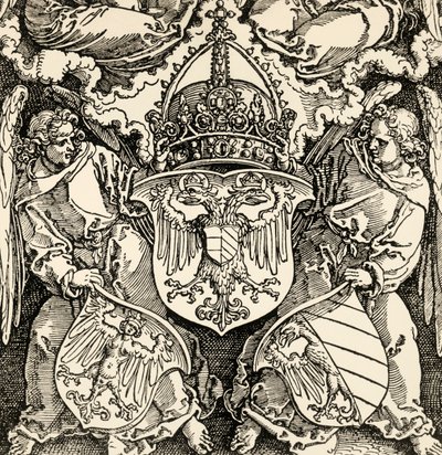Herb imperium germańskiego, Albrecht Durer (1471-1528), rycina, Niemcy autorstwa Albrecht Dürer