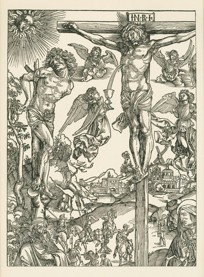 Ukrzyżowanie (Wielka Kalwaria), ok. 1496-00 (drzeworyt) autorstwa Albrecht Dürer or Duerer