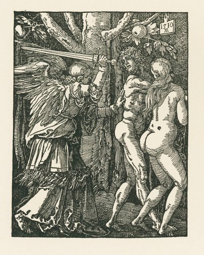 Wydalenie z raju autorstwa Albrecht Dürer or Duerer