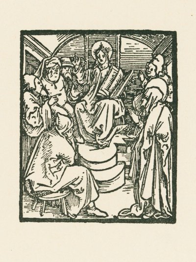 Jezus wśród lekarzy autorstwa Albrecht Dürer or Duerer