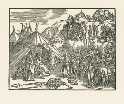 Judyta zostaje zabrana do obozu Holofernesa autorstwa Albrecht Dürer or Duerer