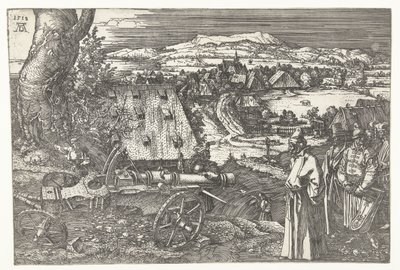 Krajobraz z armatą autorstwa Albrecht Dürer or Duerer