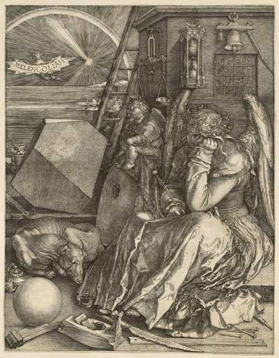 Melencolia I, 1514 autorstwa Albrecht Dürer