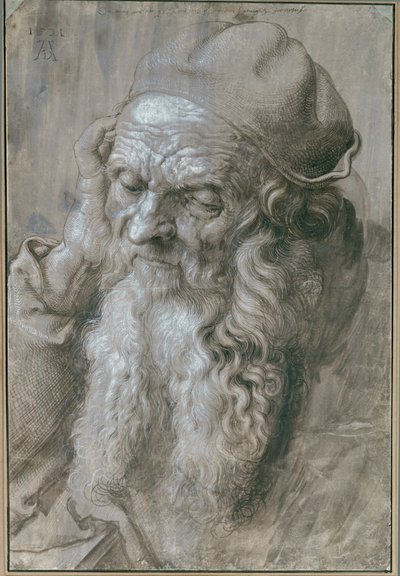 Old Man - Studium dla świętego autorstwa Albrecht Dürer or Duerer