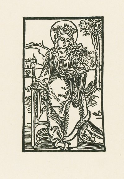 Święta Katarzyna autorstwa Albrecht Dürer or Duerer
