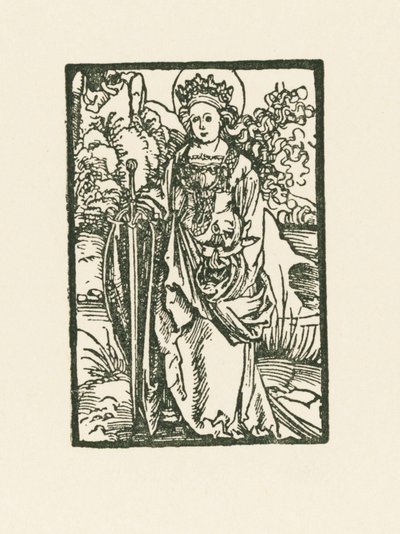 Święta Katarzyna autorstwa Albrecht Dürer or Duerer