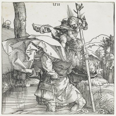 Święty Krzysztof autorstwa Albrecht Dürer
