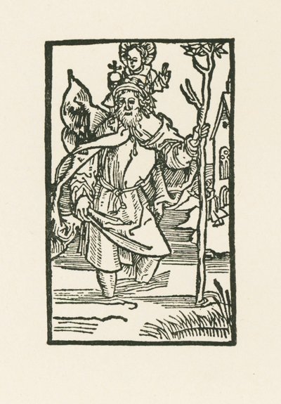 Święty Krzysztof autorstwa Albrecht Dürer or Duerer