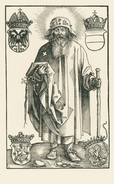 Święty Koloman jako pielgrzym autorstwa Albrecht Dürer or Duerer