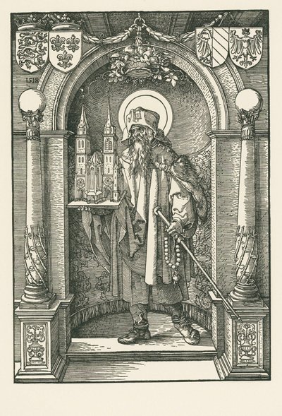 Święty Sebald w niszy autorstwa Albrecht Dürer or Duerer