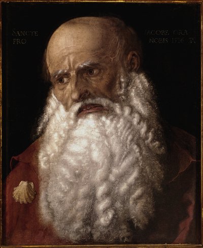 St James, syn Zebedeusza (olej płótno) autorstwa Albrecht Dürer
