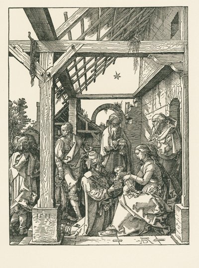 Adoracja Trzech Króli autorstwa Albrecht Dürer or Duerer