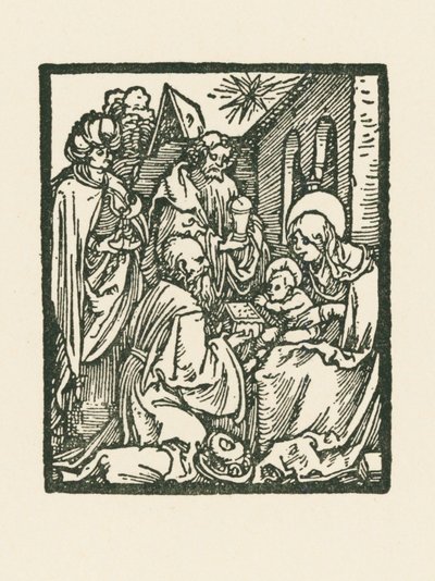 Adoracja Trzech Króli autorstwa Albrecht Dürer or Duerer