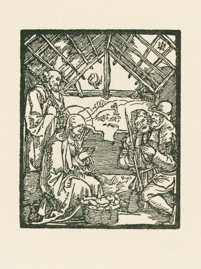 Adoracja pasterzy autorstwa Albrecht Dürer or Duerer