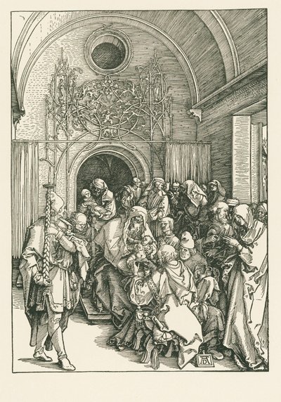 Obrzezanie Chrystusa, ok. 1504 (drzeworyt) autorstwa Albrecht Dürer or Duerer