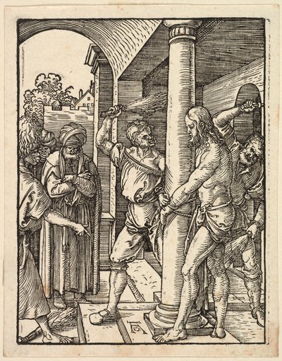 Biczowanie, 1509-11 autorstwa Albrecht Dürer