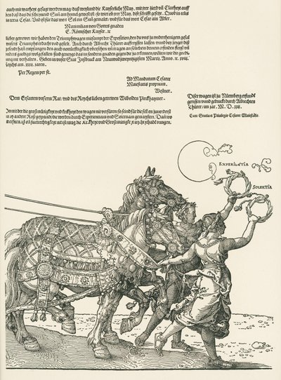Wielki wóz triumfalny autorstwa Albrecht Dürer or Duerer