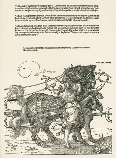 Wielki wóz triumfalny autorstwa Albrecht Dürer or Duerer