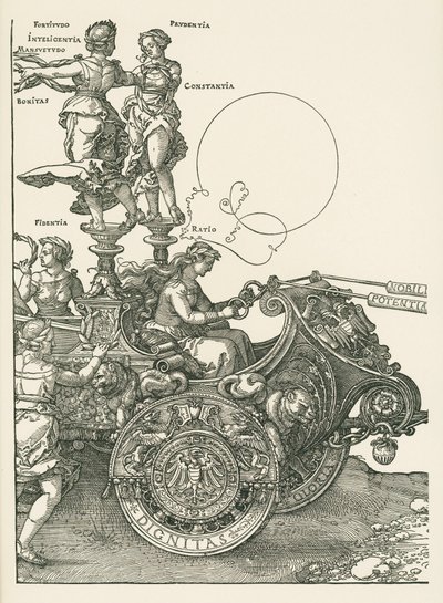 Wielki wóz triumfalny autorstwa Albrecht Dürer or Duerer
