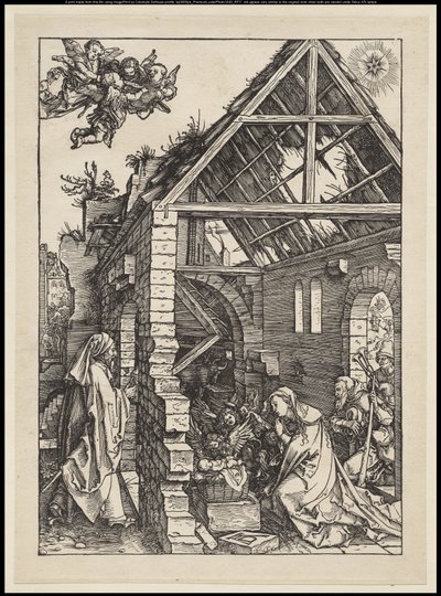 Życie Dziewicy: Narodzenia, 1502-03 autorstwa Albrecht Dürer