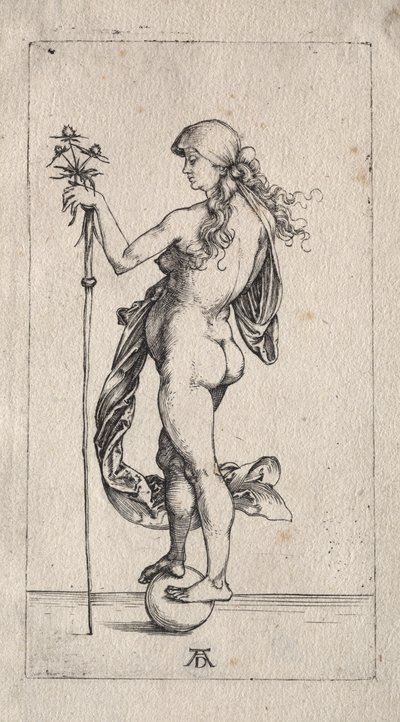 Mała fortuna, ok. 1930 1497 (rycina) autorstwa Albrecht Dürer or Duerer
