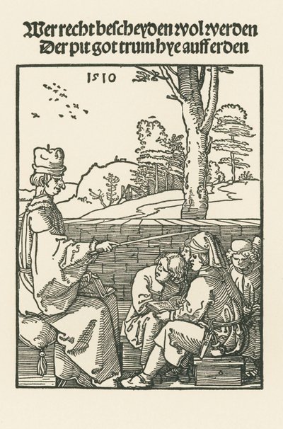 The Schoolmaster autorstwa Albrecht Dürer or Duerer