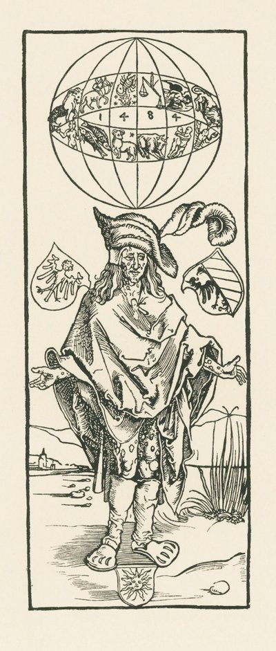 Syfilityk. 1496 (drzeworyt) autorstwa Albrecht Dürer or Duerer