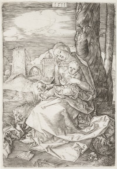 Dziewica z Dzieciątkiem z Gruszką autorstwa Albrecht Dürer