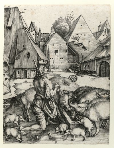 Syn marnotrawny autorstwa Albrecht Dürer