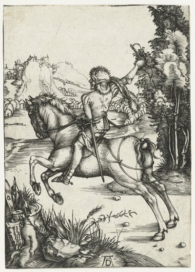 Mały kurier autorstwa Albrecht Dürer or Duerer