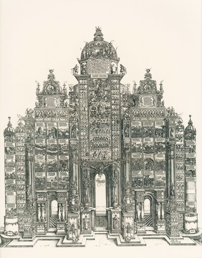 Łuk triumfalny cesarza Maksymiliana I autorstwa Albrecht Dürer or Duerer