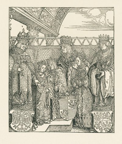 Łuk triumfalny cesarza Maksymiliana I autorstwa Albrecht Dürer or Duerer