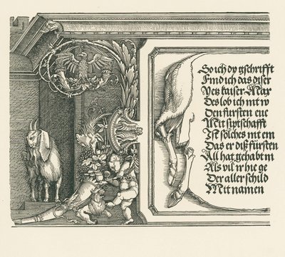 Łuk triumfalny cesarza Maksymiliana I autorstwa Albrecht Dürer or Duerer