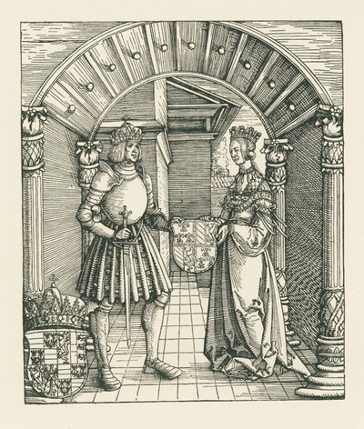 Łuk triumfalny cesarza Maksymiliana I autorstwa Albrecht Dürer or Duerer