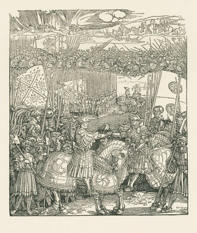 Łuk triumfalny cesarza Maksymiliana I autorstwa Albrecht Dürer or Duerer