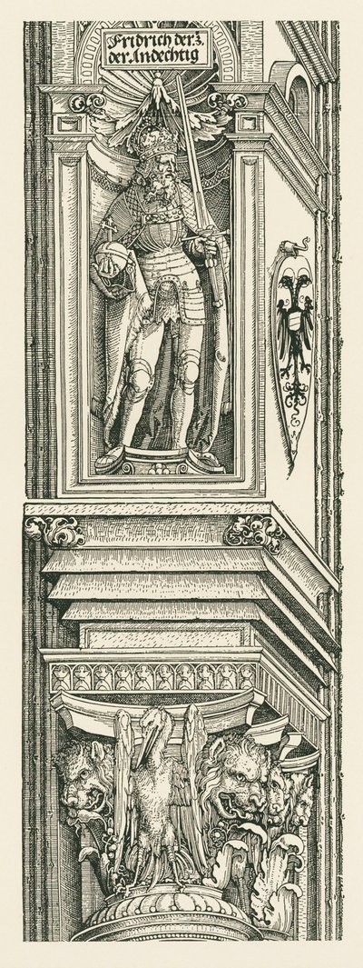 Łuk triumfalny cesarza Maksymiliana I autorstwa Albrecht Dürer or Duerer