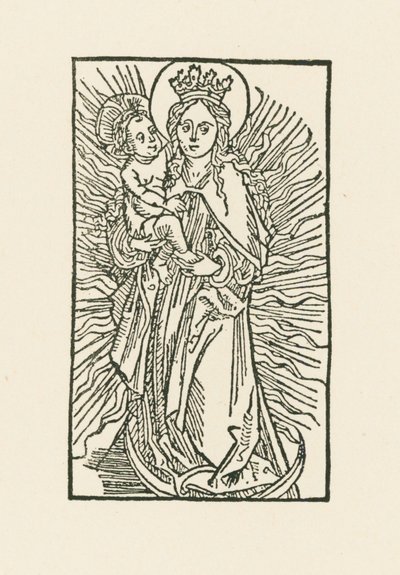 Dziewica Maryja w słońcu autorstwa Albrecht Dürer or Duerer