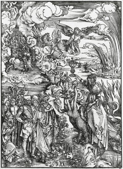 Nierządnica Babilonu, Apokalipsa autorstwa Albrecht Dürer