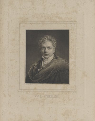 Friedrich Wilhelm Joseph Schelling 1775-1854 , ok. 1930 r. 1840. autorstwa Albrecht Fürchtegott Schultheiss